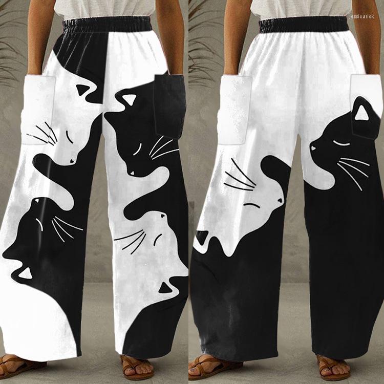 Women' Pants 2022 Women Harem Vintage Cotton Elastic Waist Wide Leg Trousers C Female Casual Solid Pockets Loose Cropped Lady, White
Women' Pants 2022 Women Harem Vintage Cotton Elastic Waist Wide Leg Trousers C Female Casual Solid Pockets Loose Cropped Lady, White