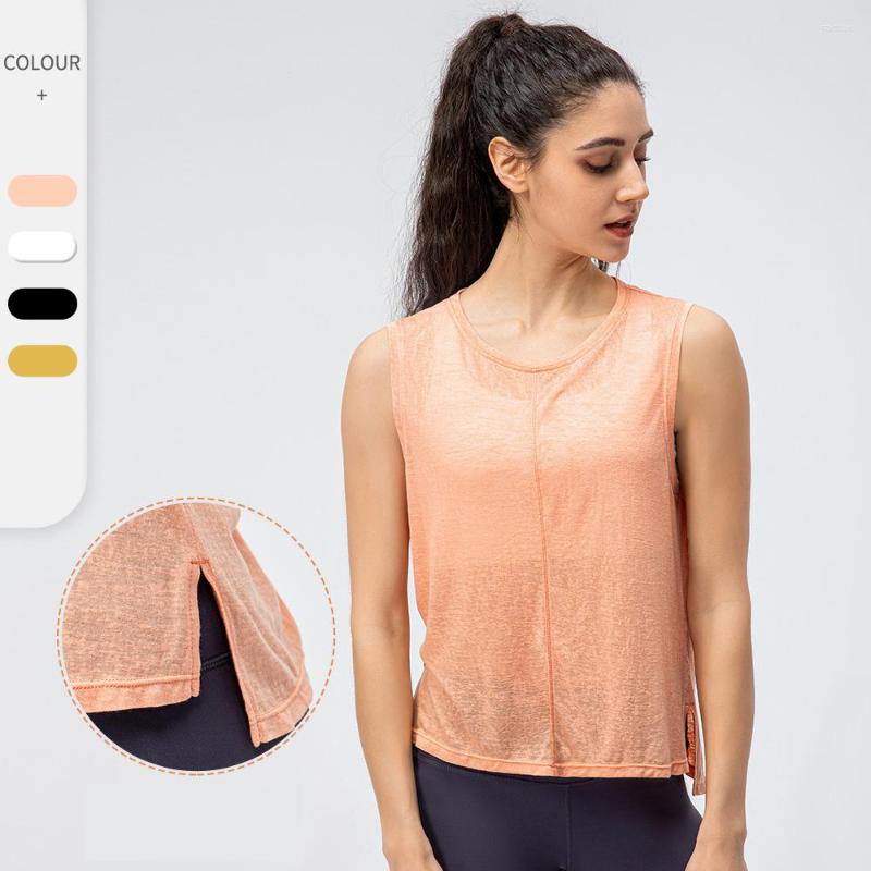 Active Shirts Sleeveless Fitness Tank Top Women Solid Color Quick Dry Workout Running Yoga T-Shirt Loose Breathable Gym Vest Sportswear, Yellow
Active Shirts Sleeveless Fitness Tank Top Women Solid Color Quick Dry Workout Running Yoga T-Shirt Loose Breathable Gym Vest Sportswear, Yellow