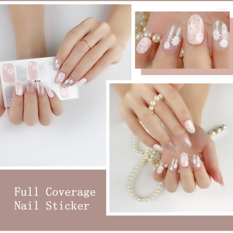 Nail Stickers Korean Arrival Style Wraps Full Cover Adhesive 14/16Tips Flower Waterproof Art Decoration Accessories, 0154
Nail Stickers Korean Arrival Style Wraps Full Cover Adhesive 14/16Tips Flower Waterproof Art Decoration Accessories, 0154
