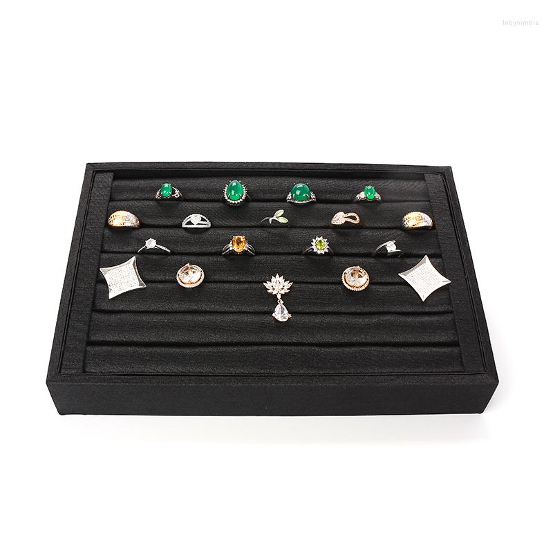 Jewelry Pouches High Quality Black Brushed Earring Display Trays For Wedding Ring Necklace Bracelet Showcase Stand Jewellery Organizer
Jewelry Pouches High Quality Black Brushed Earring Display Trays For Wedding Ring Necklace Bracelet Showcase Stand Jewellery Organizer