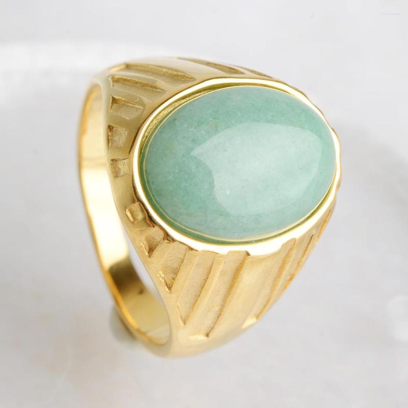 Cluster Rings Oval Colourful Big Natural Stone Wedding Bands For Women Gold Color Stainless Steel Mujer Anillos Party Jewelry
Cluster Rings Oval Colourful Big Natural Stone Wedding Bands For Women Gold Color Stainless Steel Mujer Anillos Party Jewelry