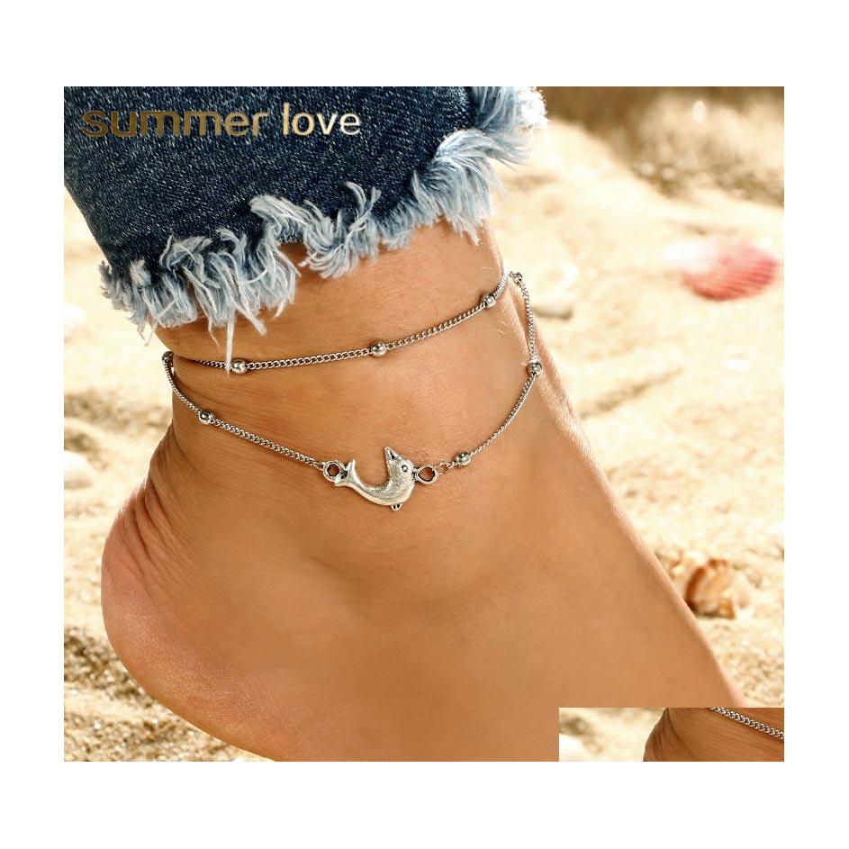 Anklets Bohemian Sier Beach Lady Vintage Dolphin Beaded Bracelet For Women Adjustable Mtilayer Chain Jewelry Gift Drop Delivery Dh4Gj
Anklets Bohemian Sier Beach Lady Vintage Dolphin Beaded Bracelet For Women Adjustable Mtilayer Chain Jewelry Gift Drop Delivery Dh4Gj