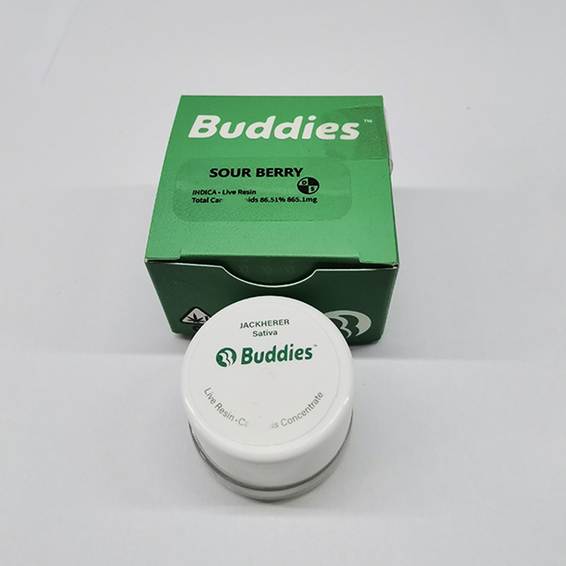 Buddies glass jar Packaging for Wax Sauce Badder Extracts 0.035oz Concentrates Container rosin wholesale Childproof Caps with label best live resin packaging 5ml
Buddies glass jar Packaging for Wax Sauce Badder Extracts 0.035oz Concentrates Container rosin wholesale Childproof Caps with label best live resin packaging 5ml