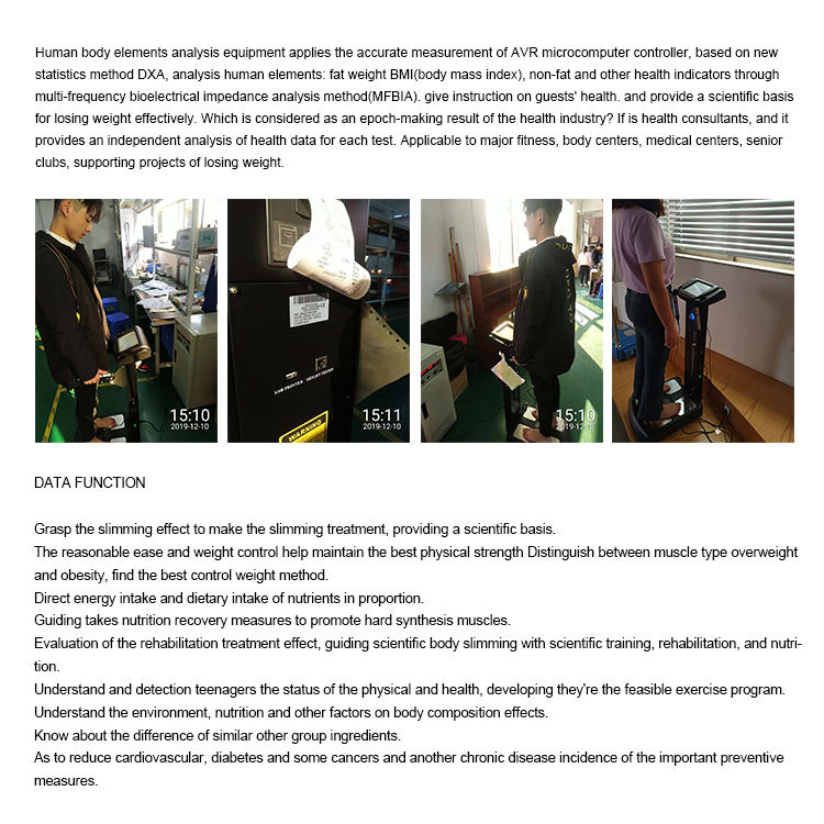 2023 Slimming body composition health multifrequency bioelectrical impedance analyzer