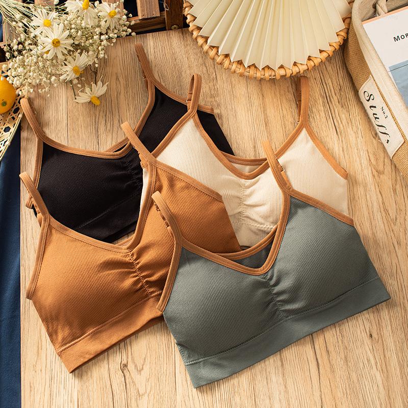Yoga Outfit Sports Bra Women Beauty Back Contrast Color Wrap Chest Tube Top With Pad Underwear Summer Vest Sportswear 2022
Yoga Outfit Sports Bra Women Beauty Back Contrast Color Wrap Chest Tube Top With Pad Underwear Summer Vest Sportswear 2022