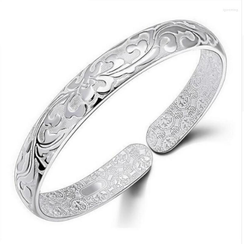 Bangle Vintage Bracelet Antique Cuff For Women Wealth Flower Charms Adjustable Open Female Jewelry Girl Gift
Bangle Vintage Bracelet Antique Cuff For Women Wealth Flower Charms Adjustable Open Female Jewelry Girl Gift