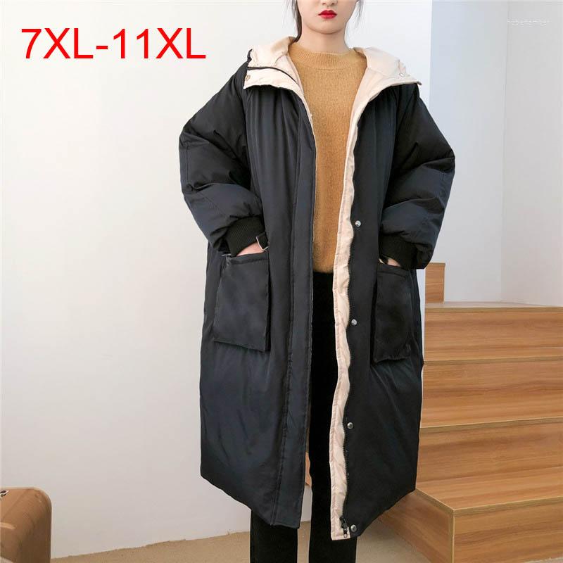Women's Down 170Kg 11XL Oversize Winter Warm Hooded Casual Cotton Padded Coat Bust 170cm 8XL 9XL 10XL Long Thick Black
Women's Down 170Kg 11XL Oversize Winter Warm Hooded Casual Cotton Padded Coat Bust 170cm 8XL 9XL 10XL Long Thick Black