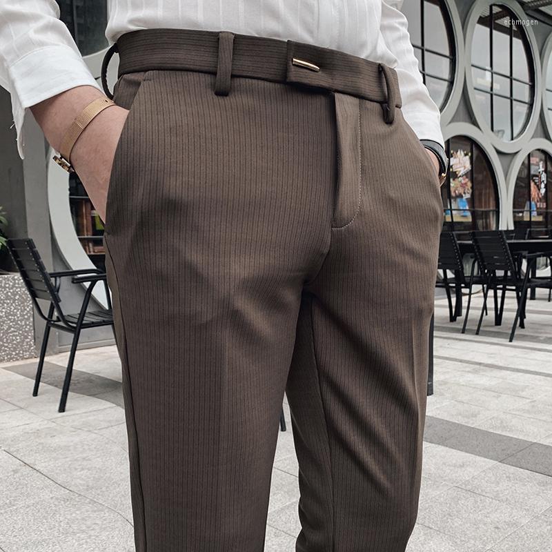 Men's Suits Style Formal Versatile Trousers Gray Black Parfum Men Dress Pant Office British Stripe Business, Coffee full pants
Men's Suits Style Formal Versatile Trousers Gray Black Parfum Men Dress Pant Office British Stripe Business, Coffee full pants