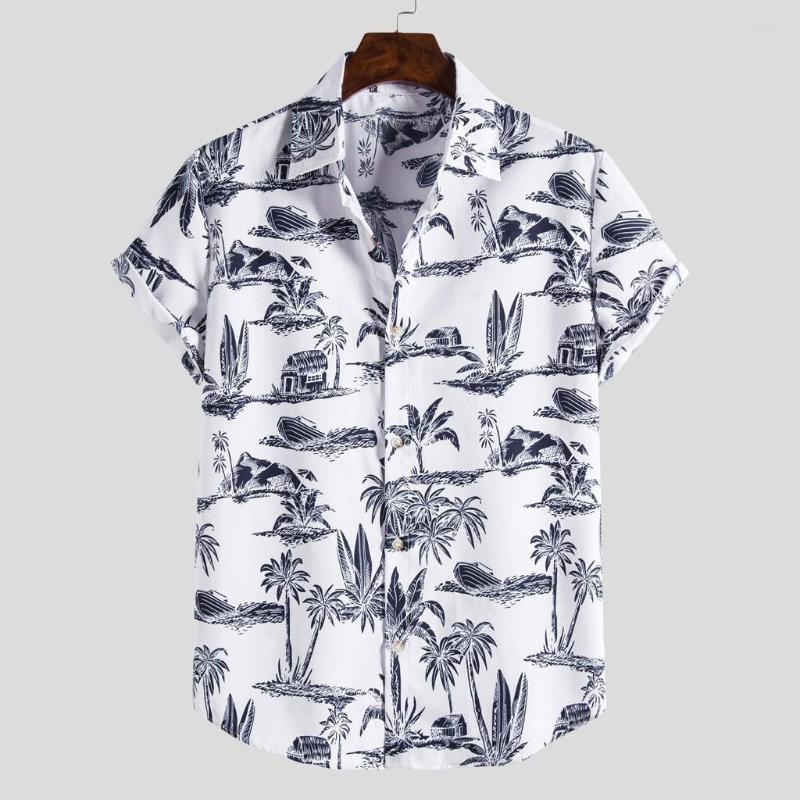 Men's Casual Shirts 68# Mens Ethnic Short Sleeve Printing Hawaiian Shirt Blouse T-shirt Loose Style Beach Camisas, White
Men's Casual Shirts 68# Mens Ethnic Short Sleeve Printing Hawaiian Shirt Blouse T-shirt Loose Style Beach Camisas, White