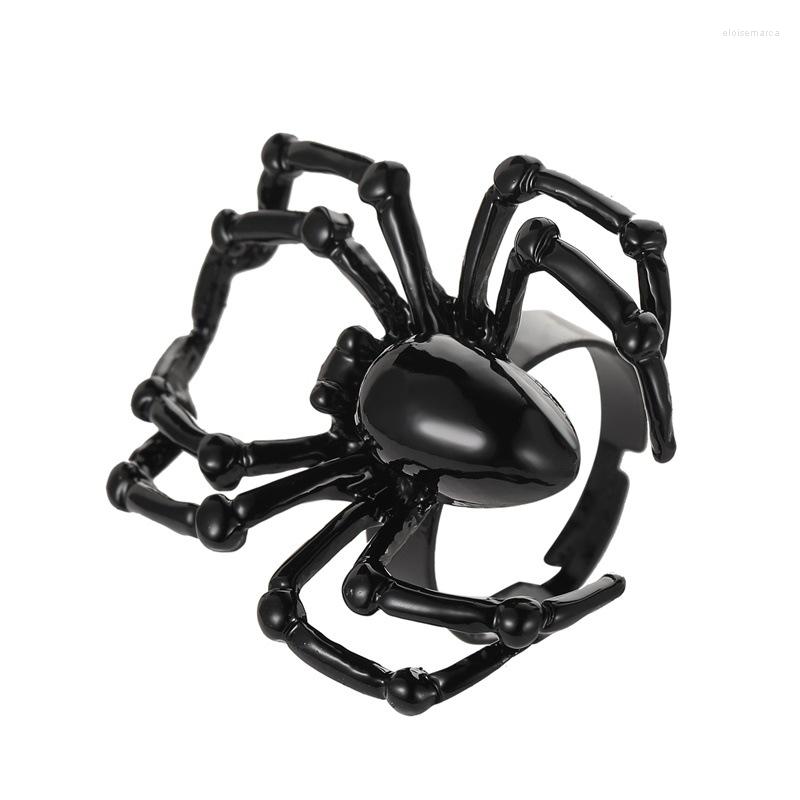 Wedding Rings Gothic Punk Style Simulation Animal Black Spider Finger For Women Men Adjustable Ring Funny Halloween Accessories Gift
Wedding Rings Gothic Punk Style Simulation Animal Black Spider Finger For Women Men Adjustable Ring Funny Halloween Accessories Gift