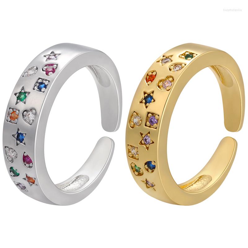 Cluster Rings ZHUKOU Trendy Star Heart Women Ring Gold Color Complex Planet Creative Girl Opening Party Wholesale VJ184
Cluster Rings ZHUKOU Trendy Star Heart Women Ring Gold Color Complex Planet Creative Girl Opening Party Wholesale VJ184