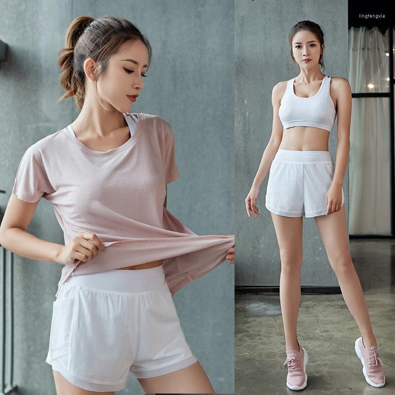 Active Sets 3 Piece Yoga Set Sports Wear For Women Tshirts Bra Shorts Gym Clothing Workout Running Tracksuit Quick Dry Suit, Green
Active Sets 3 Piece Yoga Set Sports Wear For Women Tshirts Bra Shorts Gym Clothing Workout Running Tracksuit Quick Dry Suit, Green