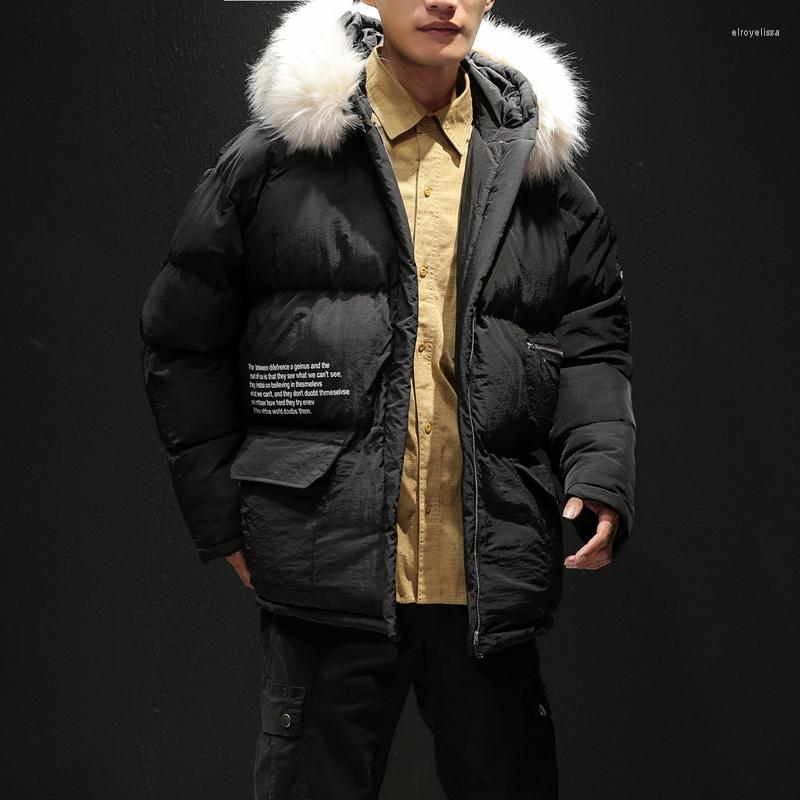 Men's Down Casual Tooling Couples Jacket Hansome Zipper Youth All-match Trend Fashion Simplicity Slim Loose Quality Autumn Winter, Black
Men's Down Casual Tooling Couples Jacket Hansome Zipper Youth All-match Trend Fashion Simplicity Slim Loose Quality Autumn Winter, Black