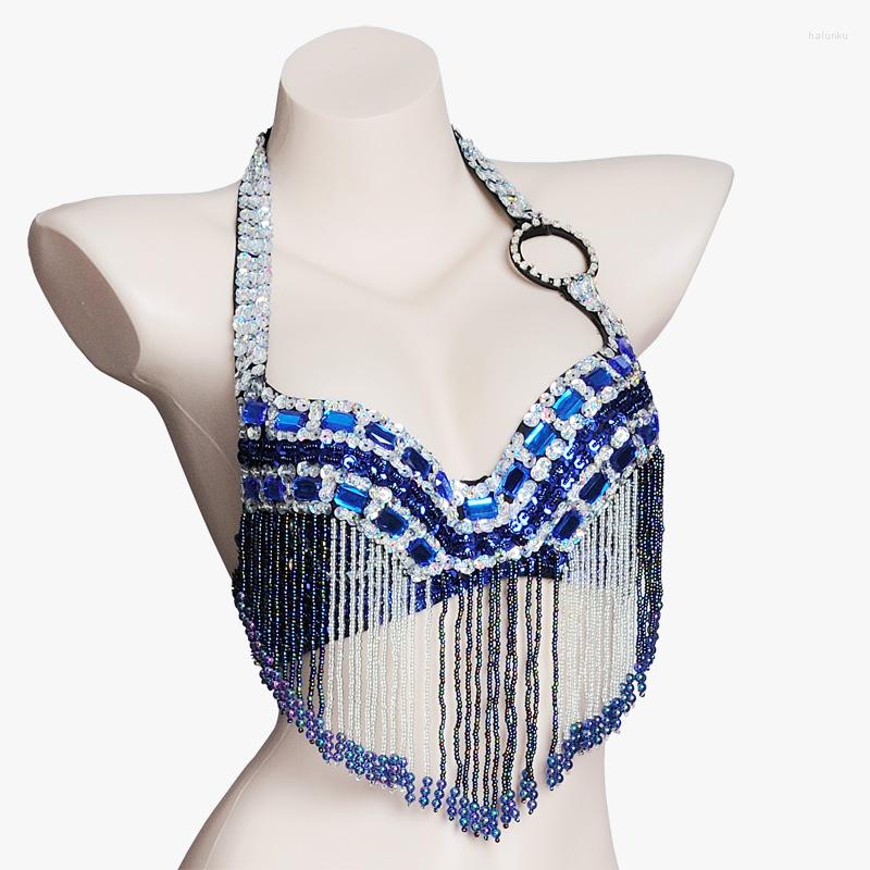 Stage Wear Belly Dancing Bra Top Women Tassel Halter Bellydance Dance Costume Clothes Tops, Black
Stage Wear Belly Dancing Bra Top Women Tassel Halter Bellydance Dance Costume Clothes Tops, Black