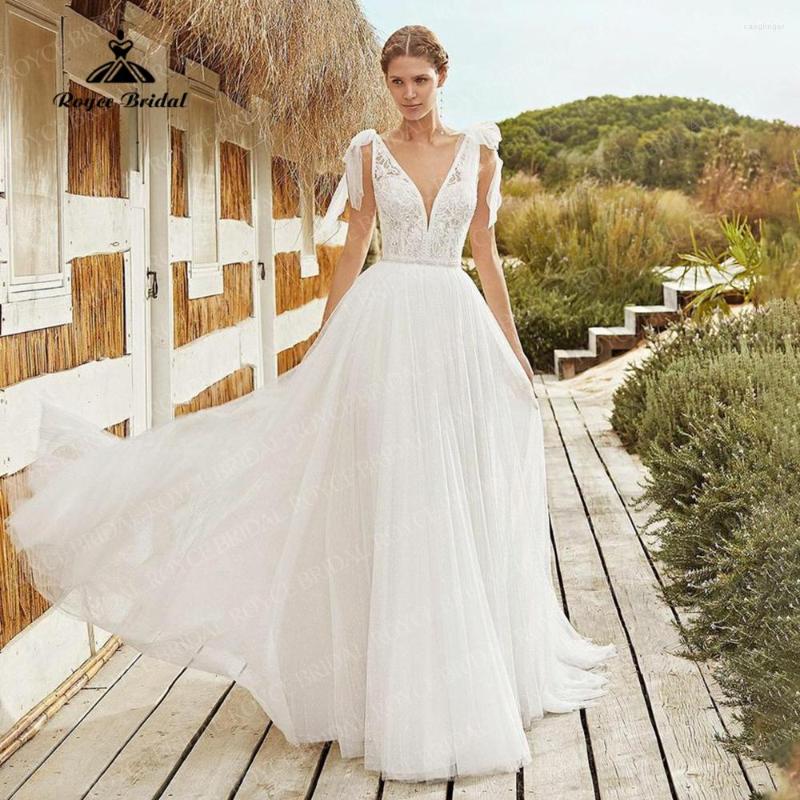 Wedding Dress Princess Lace Boho Dresses Backless V-Neck Straps Beach Bride Gowns Glitter Tulle Gown Vestidos De Novia, White
Wedding Dress Princess Lace Boho Dresses Backless V-Neck Straps Beach Bride Gowns Glitter Tulle Gown Vestidos De Novia, White