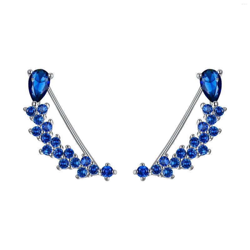 Stud Earrings 925 Sterling Silver For Women Girl Zircon Ear Cuffs Crawler Party Jewelry Femme Kpop Korean Fashion Blue Pink
Stud Earrings 925 Sterling Silver For Women Girl Zircon Ear Cuffs Crawler Party Jewelry Femme Kpop Korean Fashion Blue Pink