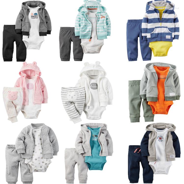 Clothing Sets Spring And Autumn Kids Boys Girls Clothes 3pcs Cotton Jumpsuit Romper Jacket Pants, 07072
Clothing Sets Spring And Autumn Kids Boys Girls Clothes 3pcs Cotton Jumpsuit Romper Jacket Pants, 07072