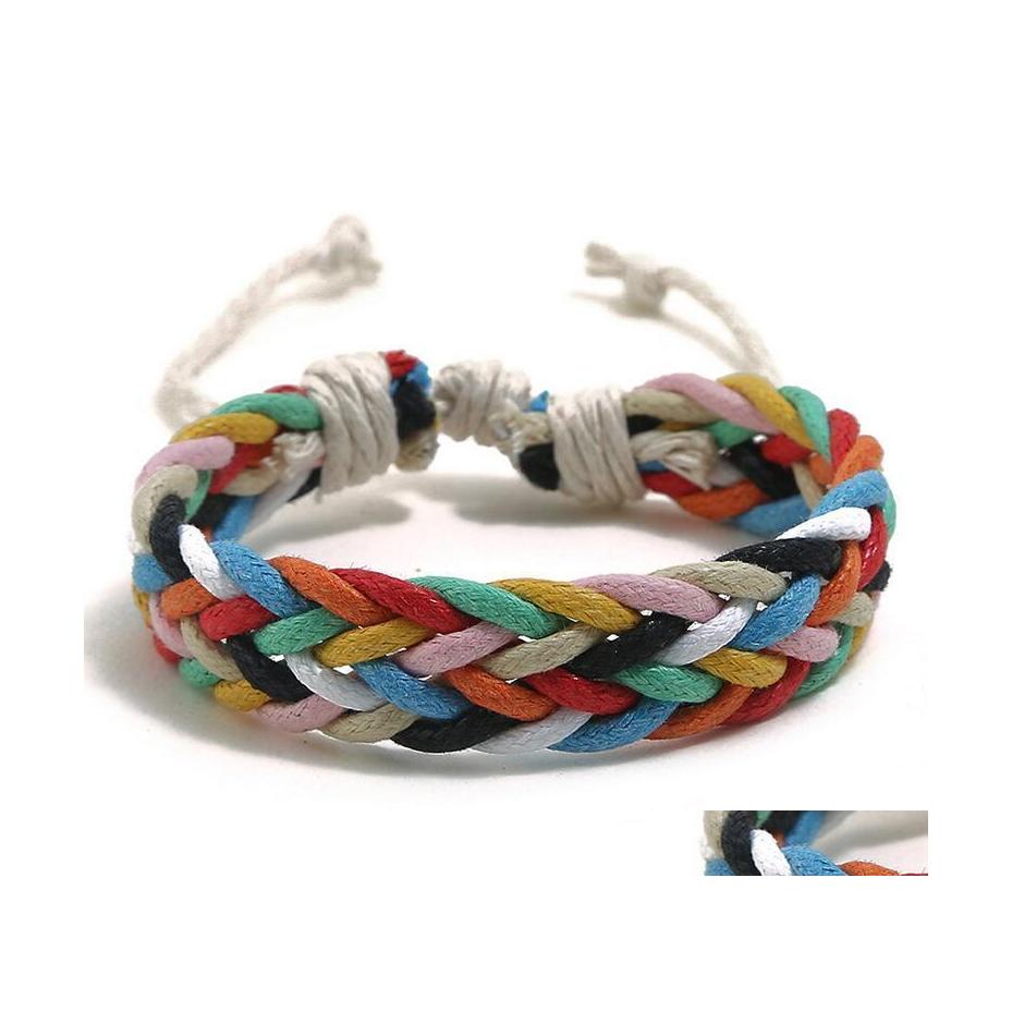 Charm Bracelets Hand Weave Colorf Bracelet Adjustable Bangle Cuff Wristband For Women Men Xmas Gift Jewelry 6 Colors Drop Delivery Dhmay
Charm Bracelets Hand Weave Colorf Bracelet Adjustable Bangle Cuff Wristband For Women Men Xmas Gift Jewelry 6 Colors Drop Delivery Dhmay