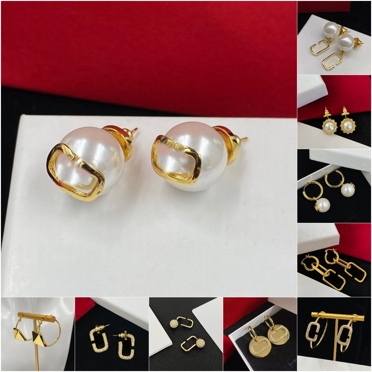 Chic Designer Pearl Pendant Dangle Earring Stud Have Stamp Women Fashion Brand Simple Letters Earrings Jewelry Gift
Chic Designer Pearl Pendant Dangle Earring Stud Have Stamp Women Fashion Brand Simple Letters Earrings Jewelry Gift