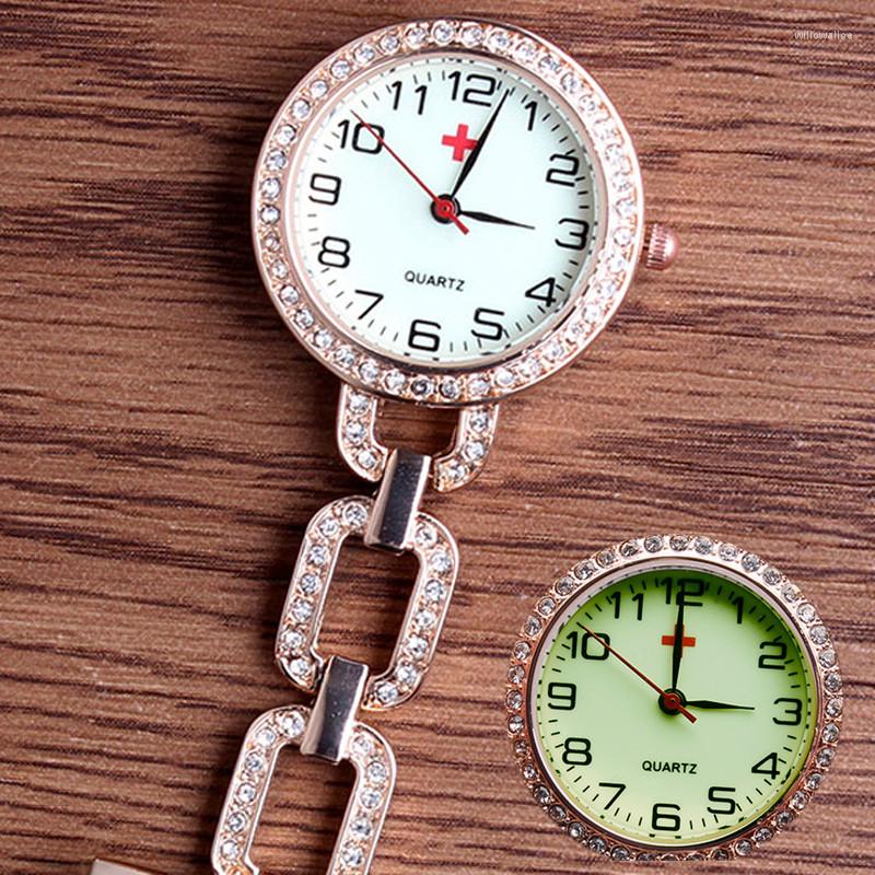 Pocket Watches Luminous Luxury Rose Gold Silver Women's Watch Crystal Digital Ladies Brooch Quartz Relogio Feminino
Pocket Watches Luminous Luxury Rose Gold Silver Women's Watch Crystal Digital Ladies Brooch Quartz Relogio Feminino