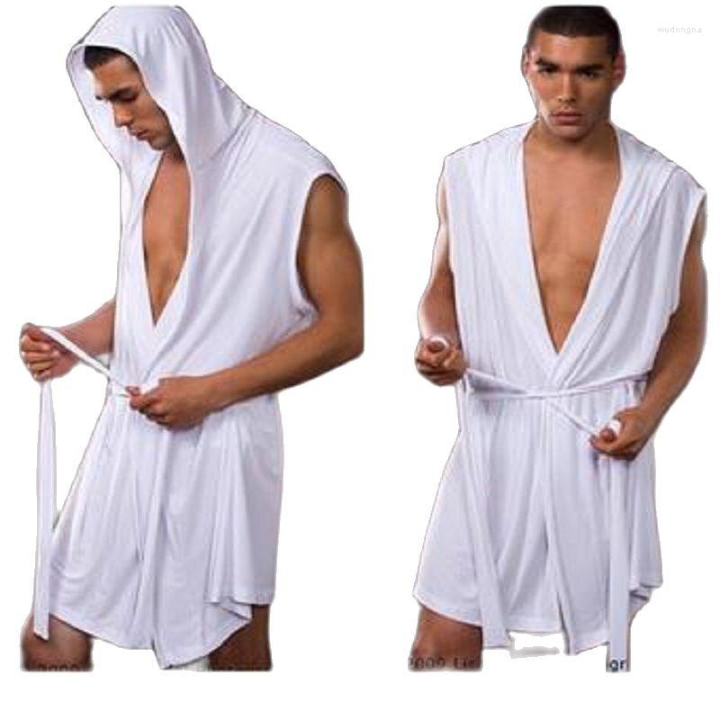 Men' Sleepwear Men' Sleep Lounge Robes Sexy Ice Silk Summer Fall Sale Thin Sleeveless Pajamas Comfy Contracted Natural Bathrobe, Black
Men' Sleepwear Men' Sleep Lounge Robes Sexy Ice Silk Summer Fall Sale Thin Sleeveless Pajamas Comfy Contracted Natural Bathrobe, Black