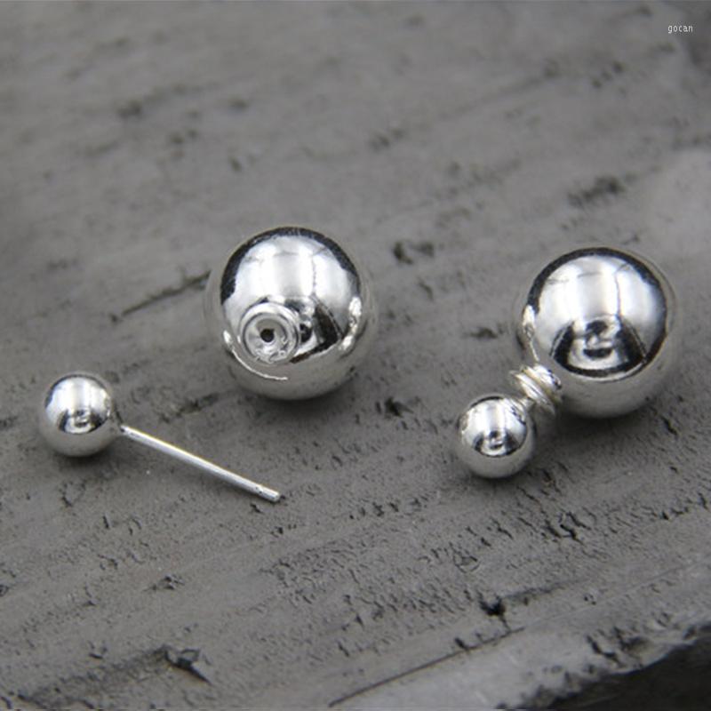 Stud Earrings 925 Sterling Silver Trendy Jewelry Double Balls For Women Fashion Gift 8mm 12mm 14mm TYC173
Stud Earrings 925 Sterling Silver Trendy Jewelry Double Balls For Women Fashion Gift 8mm 12mm 14mm TYC173