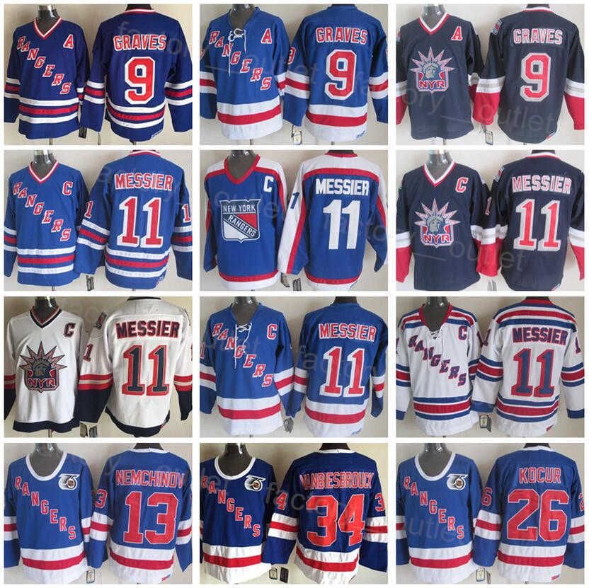 Retro New York Throwback Rangers Hockey 26 Joe Kocur Jerseys 34 John Vanbiesbrouck 11 Mark Messier 9 Adam Graves 13 Sergei Nemchinov 75th An, White
Retro New York Throwback Rangers Hockey 26 Joe Kocur Jerseys 34 John Vanbiesbrouck 11 Mark Messier 9 Adam Graves 13 Sergei Nemchinov 75th An, White