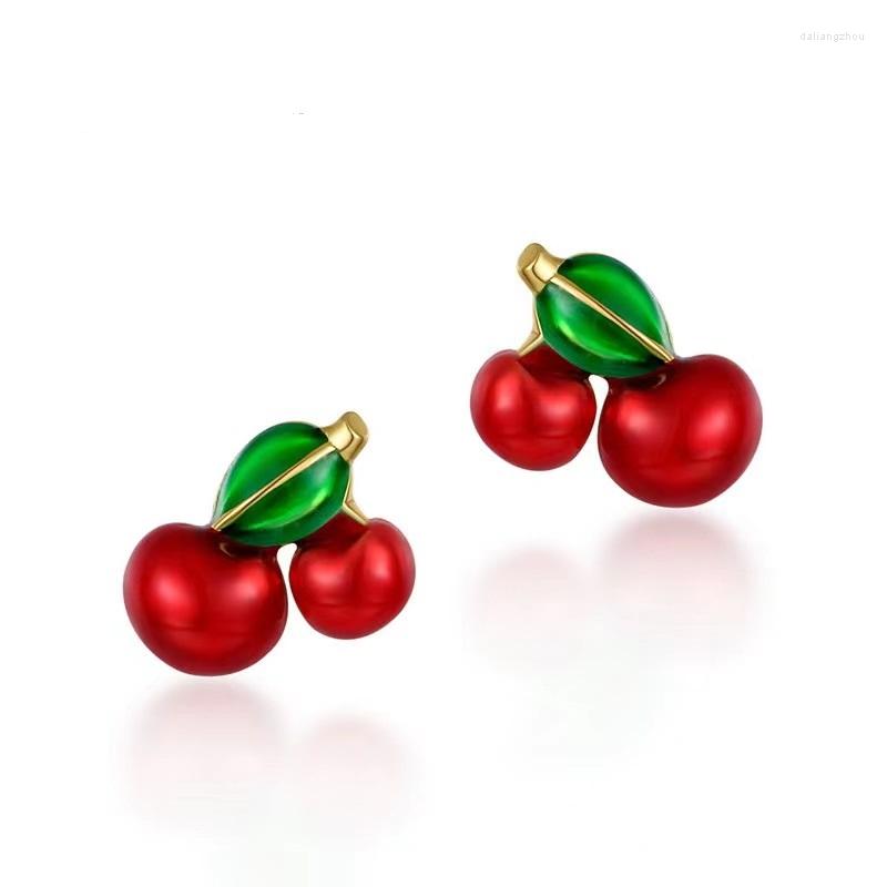 Stud Earrings 2022 Simple Fashion And Personality Style Red Enamel Gift Quality Of Cherry
Stud Earrings 2022 Simple Fashion And Personality Style Red Enamel Gift Quality Of Cherry