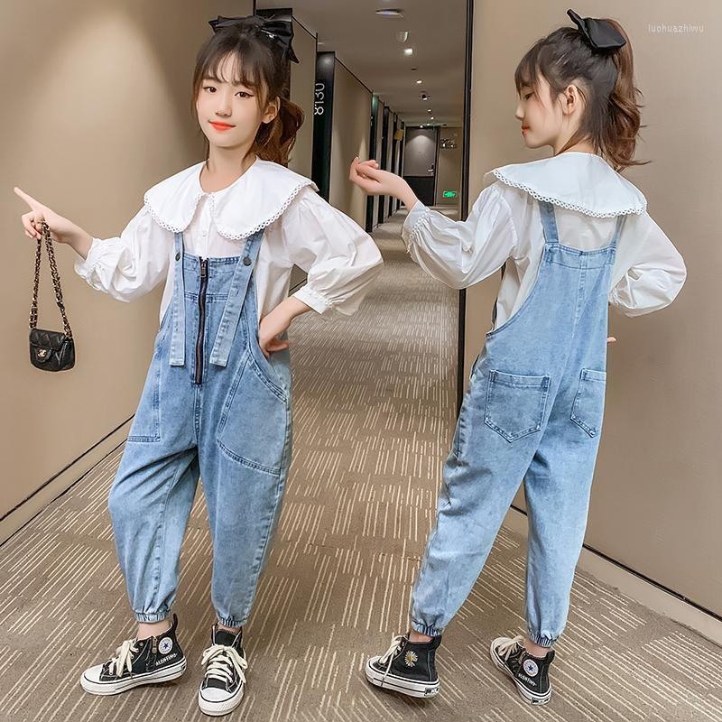 Clothing Sets 2022 Spring Autumn Toddler Baby Kid Girls Clothes Set Long Sleeve Tops Denim Pants Overall Romper Children Girl Costumes D540
Clothing Sets 2022 Spring Autumn Toddler Baby Kid Girls Clothes Set Long Sleeve Tops Denim Pants Overall Romper Children Girl Costumes D540