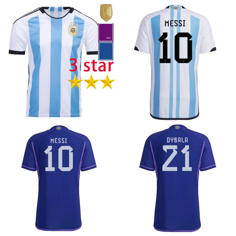 3 Stars 22 23 Argentina Soccer Jerseys MESSIs DYBALA LO CELSO 2022 2023 LAUTARO MARTINEZ Jersey DI MARIA J.ALVAREZ Football Shirt Fans Player Kids 3XL 4XL, Argentina2223away(player) 
3 Stars 22 23 Argentina Soccer Jerseys MESSIs DYBALA LO CELSO 2022 2023 LAUTARO MARTINEZ Jersey DI MARIA J.ALVAREZ Football Shirt Fans Player Kids 3XL 4XL, Argentina2223away(player)