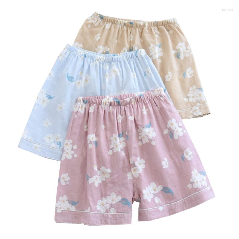 Women's Sleepwear Summer Ladies Cute Floral Printed Household Shorts Loose Thin Elastic Wasit Gauze Cotton Sleep Bottoms Women Comfort, Pink
Women's Sleepwear Summer Ladies Cute Floral Printed Household Shorts Loose Thin Elastic Wasit Gauze Cotton Sleep Bottoms Women Comfort, Pink