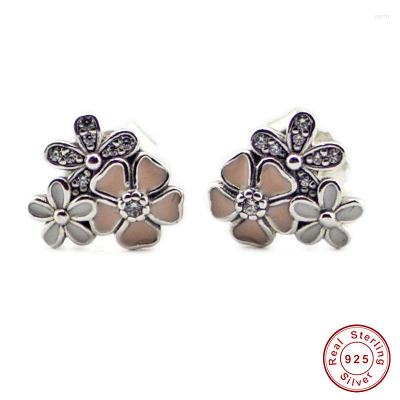 Stud Earrings QANDOCCI Real 925 Sterling-Silver-Jewelry For Women Poetic Blooms Silver With Enamel & CZ Fashion Jewelry
Stud Earrings QANDOCCI Real 925 Sterling-Silver-Jewelry For Women Poetic Blooms Silver With Enamel & CZ Fashion Jewelry