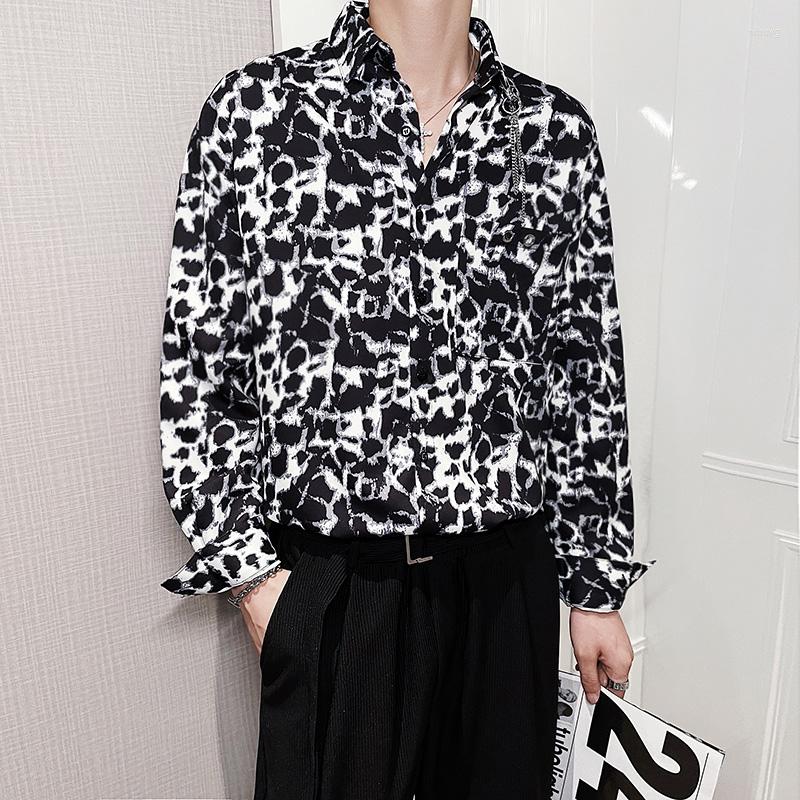 Men's Casual Shirts 2022 Leopard Print Men's Shirt Long Sleeve Loose Social Party Tuxedo Men Clothing Streetwear Hip Hop Harajuku, Black
Men's Casual Shirts 2022 Leopard Print Men's Shirt Long Sleeve Loose Social Party Tuxedo Men Clothing Streetwear Hip Hop Harajuku, Black