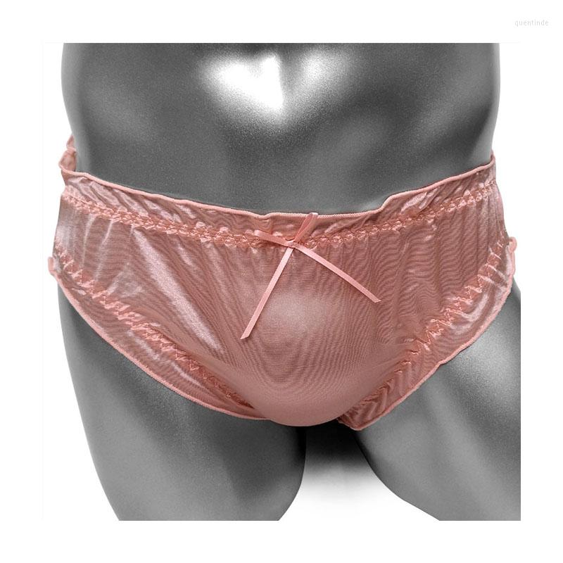 Underpants Shiny Nylon Silk Sissy Panties See Through Sexy Frilly Softy Men Briefs Underwear Lingerie For Breathable, Black
Underpants Shiny Nylon Silk Sissy Panties See Through Sexy Frilly Softy Men Briefs Underwear Lingerie For Breathable, Black