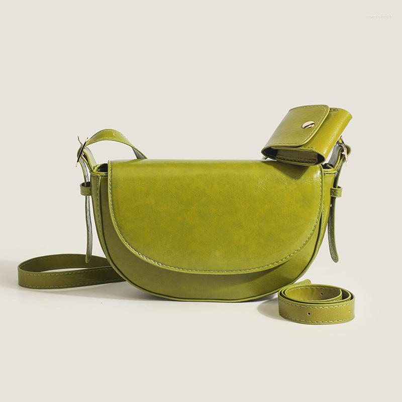 Evening Bags Oil Wax Leather Women's Bag Korean Version Handbag For Female Fashion Saddle Vintage Crossbody Hobo Bolsa Mujer, Green
Evening Bags Oil Wax Leather Women's Bag Korean Version Handbag For Female Fashion Saddle Vintage Crossbody Hobo Bolsa Mujer, Green