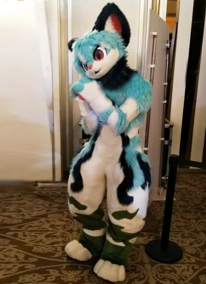 Furry Husky Fox Medium and Long Fur All-in-One Mascot Costume Walking Halloween Christmas, As pic
Furry Husky Fox Medium and Long Fur All-in-One Mascot Costume Walking Halloween Christmas, As pic