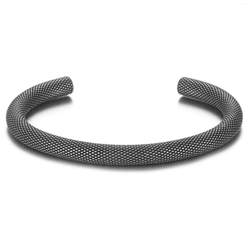 Bangle Retro Silver Titanium Steel Punk Wristband Cuff OPen Viking Bracelets & Bangles Men Jewelry Couple Pulseira Masculina
Bangle Retro Silver Titanium Steel Punk Wristband Cuff OPen Viking Bracelets & Bangles Men Jewelry Couple Pulseira Masculina