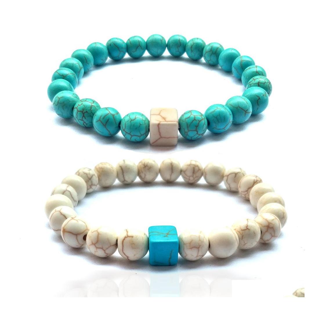 Beaded Strands 4 Styles Square Natural Turquoise Strand Bracelet Jewelry 8Mm Aromatherapy Black Lava Stone Diy Essential Oil Diffus Dhxn8
Beaded Strands 4 Styles Square Natural Turquoise Strand Bracelet Jewelry 8Mm Aromatherapy Black Lava Stone Diy Essential Oil Diffus Dhxn8