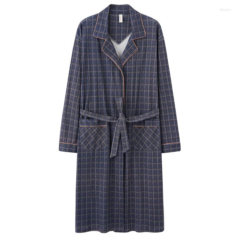Men's Sleepwear Autumn Winter Bathrobe Men Cotton Sleep Top Kimono Robes For Male Plaid -4XL Long Bath Robe Bride Dressing Gown, 89017
Men's Sleepwear Autumn Winter Bathrobe Men Cotton Sleep Top Kimono Robes For Male Plaid -4XL Long Bath Robe Bride Dressing Gown, 89017