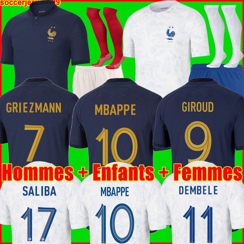 french soccer jerseys 22 23 MBAPPE GRIEZMANN 2022 world cup GIROUD PAVARO HERNANDEZ DEMBELE equipement Maillot de foot football shirt Men kids kit, 2022 kids away + socks
french soccer jerseys 22 23 MBAPPE GRIEZMANN 2022 world cup GIROUD PAVARO HERNANDEZ DEMBELE equipement Maillot de foot football shirt Men kids kit, 2022 kids away + socks