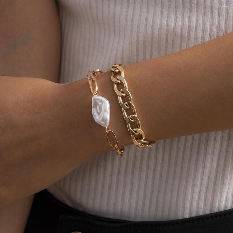 Link Bracelets 2 Piece Set Geometric Bohemian Fashion Bracelet Women's Pearl Multi-layer Charm Party Jewelry
Link Bracelets 2 Piece Set Geometric Bohemian Fashion Bracelet Women's Pearl Multi-layer Charm Party Jewelry