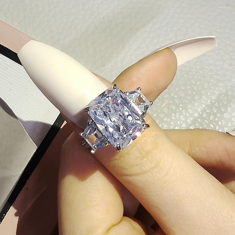 Wedding Rings 2022 Arrival Luxury Rectangle CZ Engagement Bride Finger Sterling Silver Ring Light Women Anniversary Gifts Jewelry
Wedding Rings 2022 Arrival Luxury Rectangle CZ Engagement Bride Finger Sterling Silver Ring Light Women Anniversary Gifts Jewelry