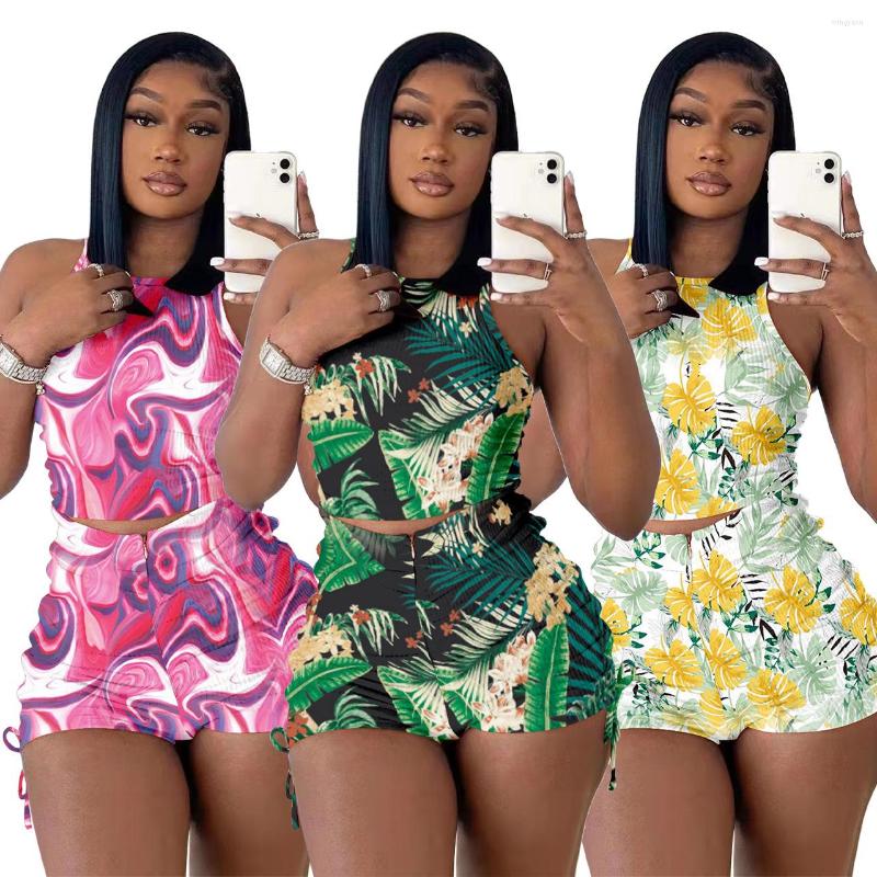 Women's Tracksuits Printed Sleeveless Bandage Tops And High Waist Biker Shorts Two Piece Set Women Summer 2022 Sexy Streetwear Outfits, Yellow
Women's Tracksuits Printed Sleeveless Bandage Tops And High Waist Biker Shorts Two Piece Set Women Summer 2022 Sexy Streetwear Outfits, Yellow