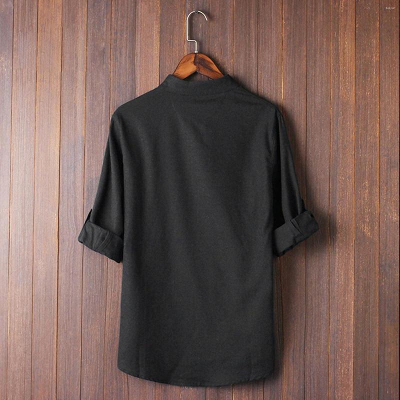 Men's Casual Shirts Men Daily Classic Style Shirt Tops Tang Suit Three Quarter Sleeve Linen Blouse, White
Men's Casual Shirts Men Daily Classic Style Shirt Tops Tang Suit Three Quarter Sleeve Linen Blouse, White