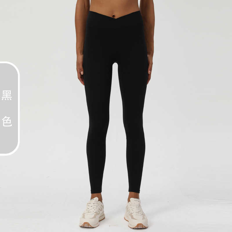 LU-530 Yoga Pants Women's High Cross Waist Sports Pants Running Fitness Tight Casual Gym Leggings, Black
LU-530 Yoga Pants Women's High Cross Waist Sports Pants Running Fitness Tight Casual Gym Leggings, Black