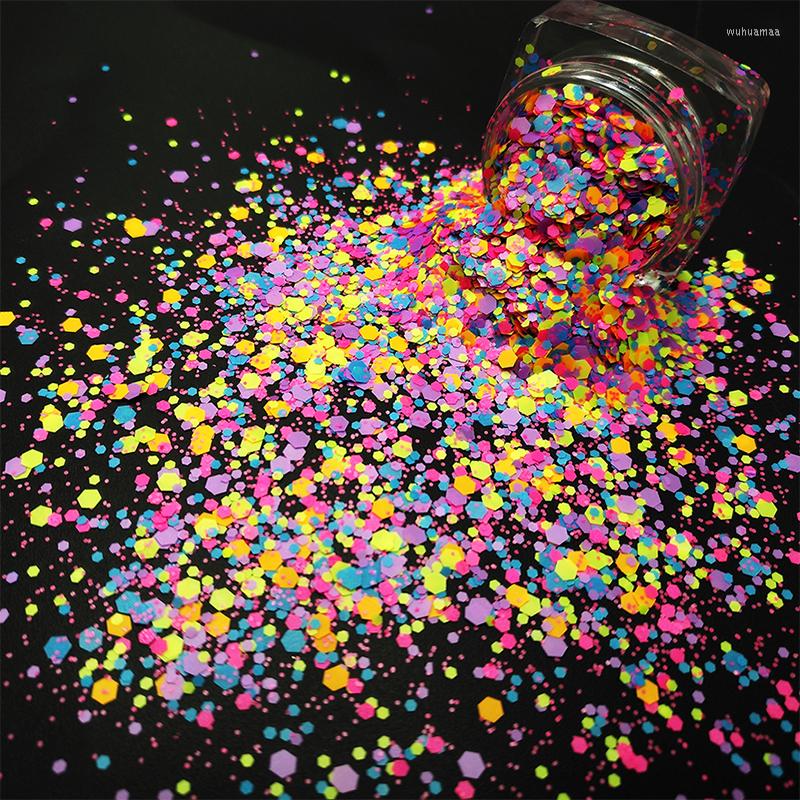 Nail Glitter 1 Box Art Neon Shape Holographic Sequins Flakes Mix Shining Glitters Powder Palette Nails Decoration For Girl
Nail Glitter 1 Box Art Neon Shape Holographic Sequins Flakes Mix Shining Glitters Powder Palette Nails Decoration For Girl
