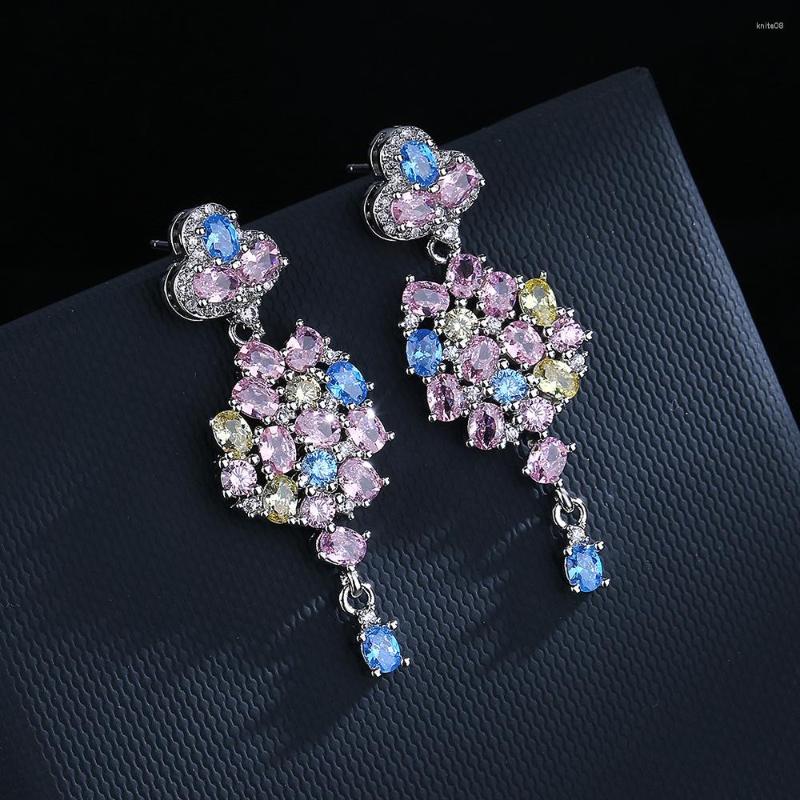 Stud Earrings 2022 Trend For Women Silver Plate Long Studded With Crystal Fashion Jewelry Accessories Gifts Wholesale
Stud Earrings 2022 Trend For Women Silver Plate Long Studded With Crystal Fashion Jewelry Accessories Gifts Wholesale