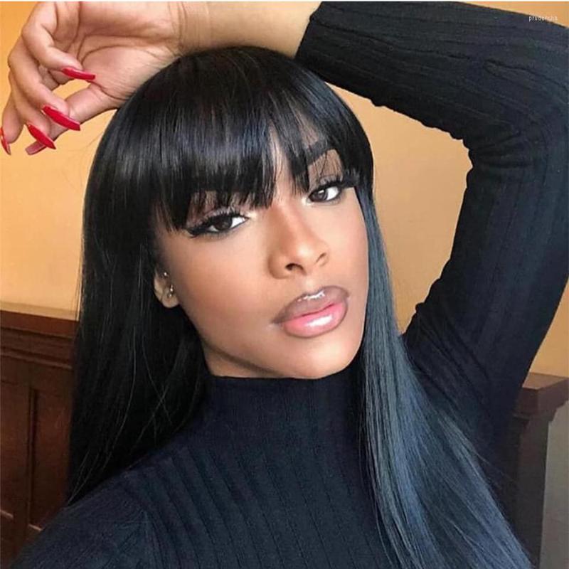 Brazilian Straight Human Hair Wigs For Women Ombre Full Wig With Bangs Brown Highlight Products Colored Remy, Picture shown
Brazilian Straight Human Hair Wigs For Women Ombre Full Wig With Bangs Brown Highlight Products Colored Remy, Picture shown