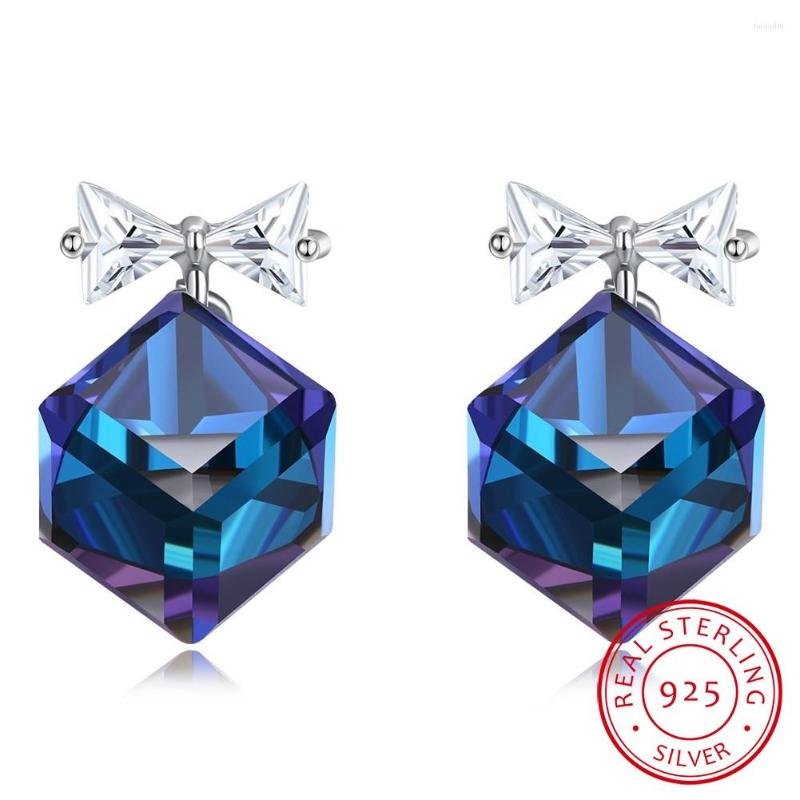 Stud Earrings LEKANI Brand 925 Sterling Silver Square Crystals For Women Fashion Wedding Office Jewelry
Stud Earrings LEKANI Brand 925 Sterling Silver Square Crystals For Women Fashion Wedding Office Jewelry