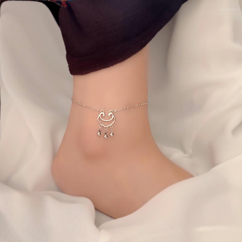 Anklets Lovely Long Life Lock Tassel Light Beads Thai Silver Color Handmade Anklet For Women Girls Dainty Vintage Jewelry Gifts SJL2407
Anklets Lovely Long Life Lock Tassel Light Beads Thai Silver Color Handmade Anklet For Women Girls Dainty Vintage Jewelry Gifts SJL2407